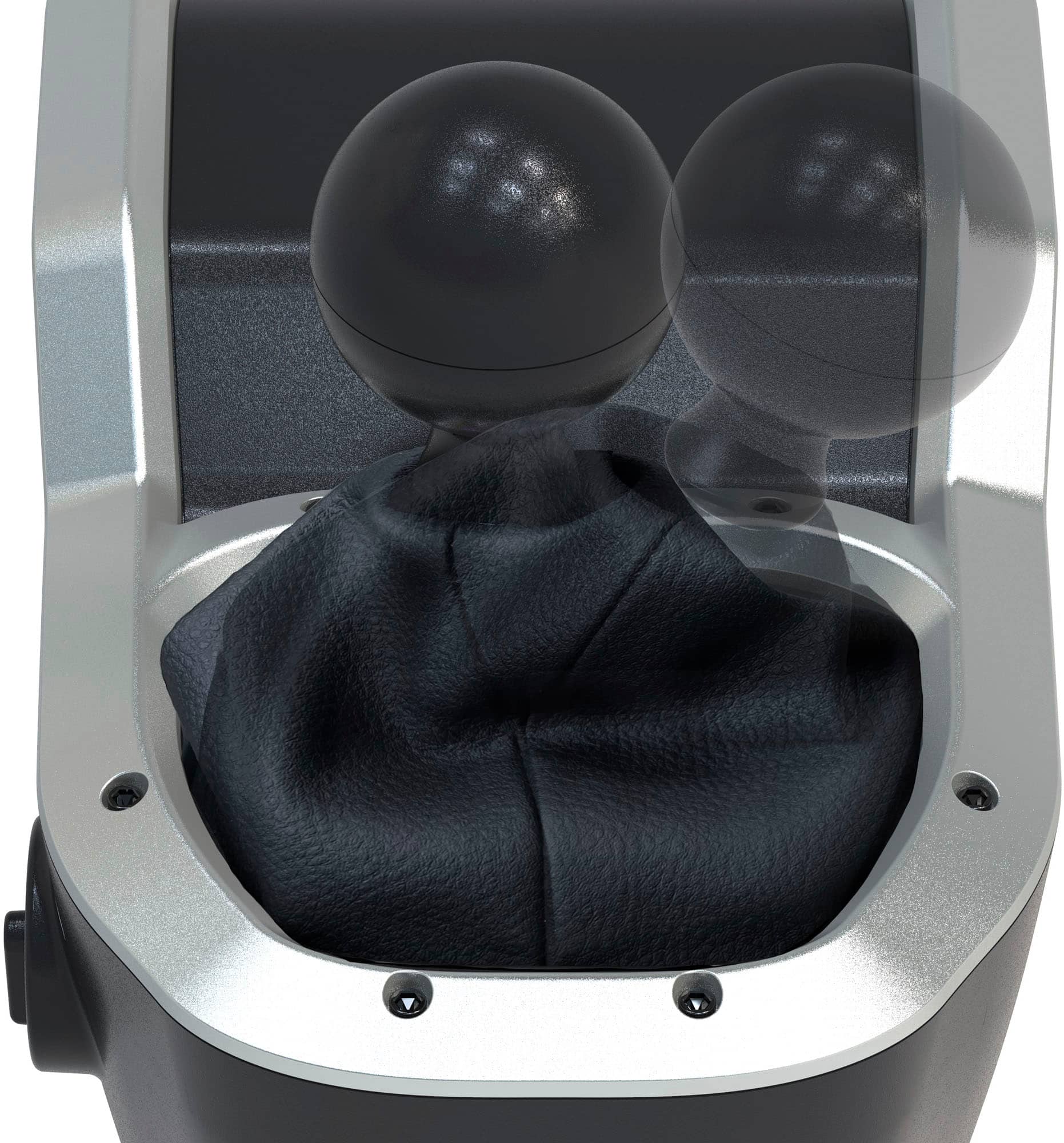 Back. Hori - 7-Speed Racing Shifter for PC (Windows 11/10) - Black.