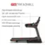 TF30 Treadmill: Near 90-degree folding design, 20"x 55" Ultimate DeckTM System, Quiet, responsive DC motor, 0-15% incline range, 0.5-12.5 mph speed range, Industrial-grade cushioning.