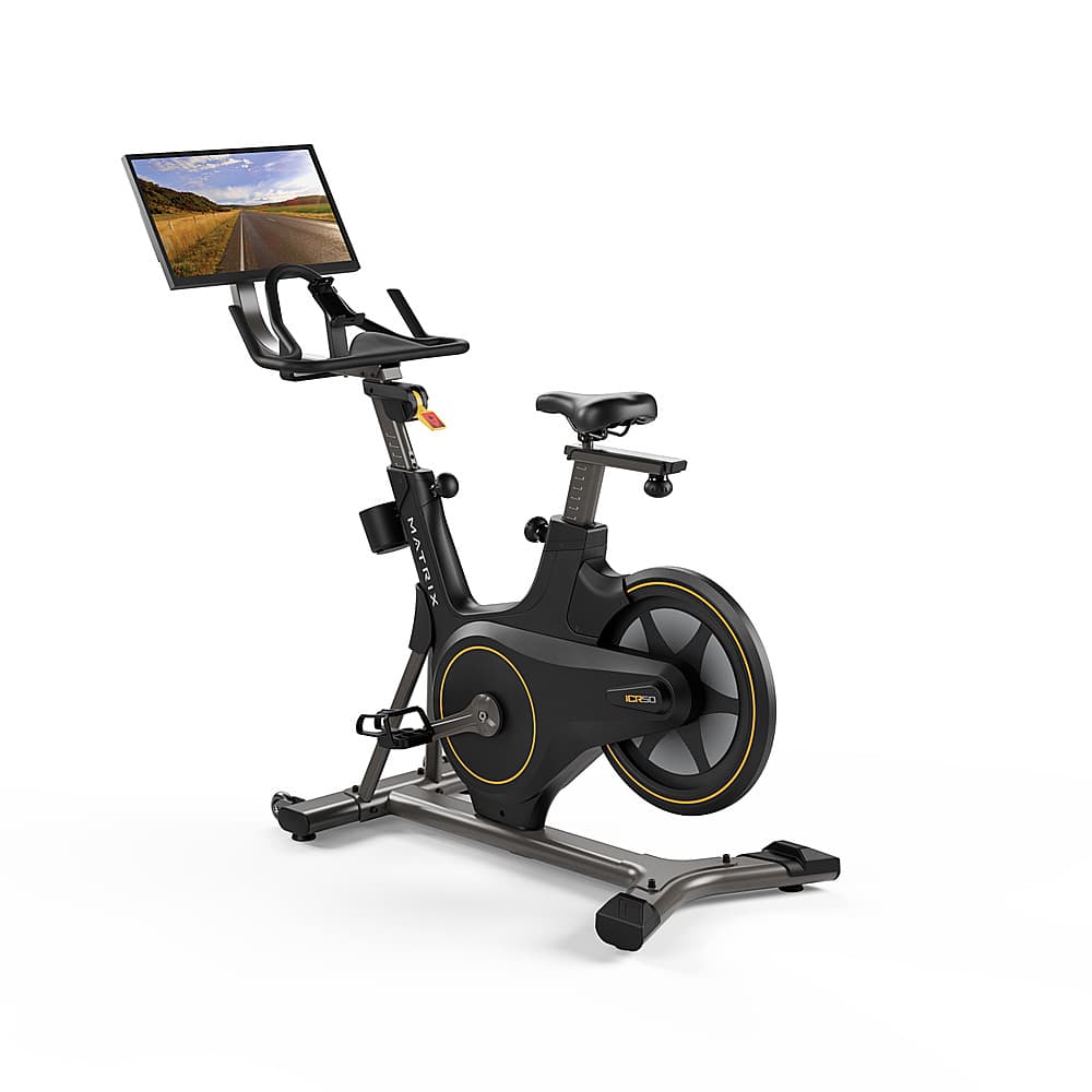 Front. Matrix - ICR50 Indoor Cycle with IX display - Black.