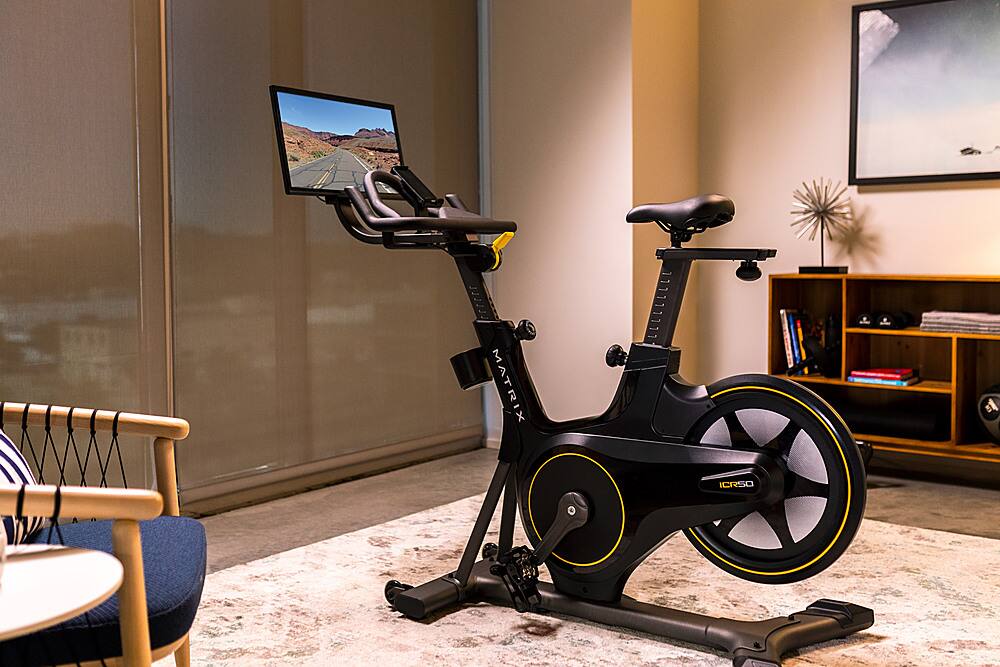 Alt View 18. Matrix - ICR50 Indoor Cycle with IX display - Black.