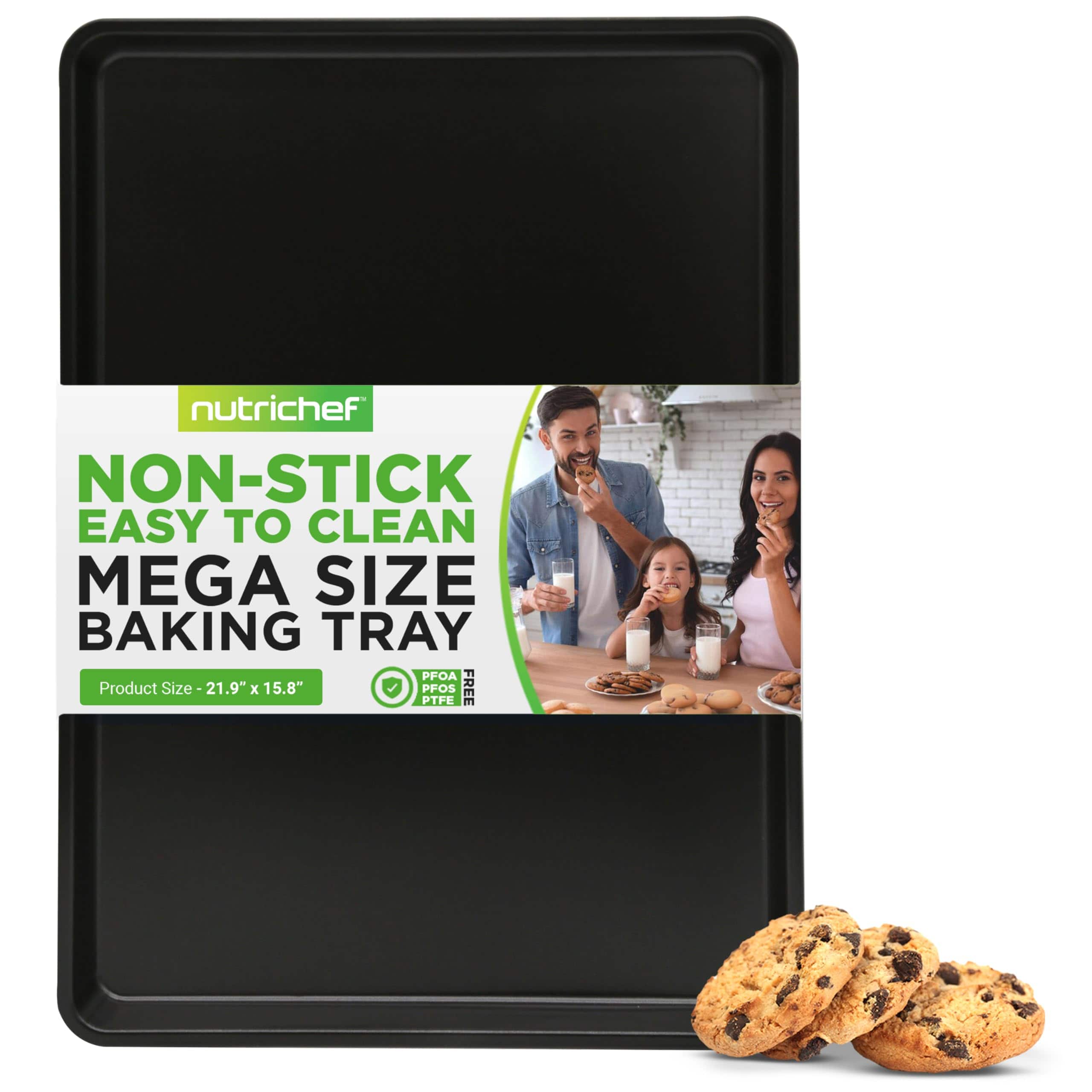 NutriChef - Nonstick XL Cookie Sheet Baking Pan