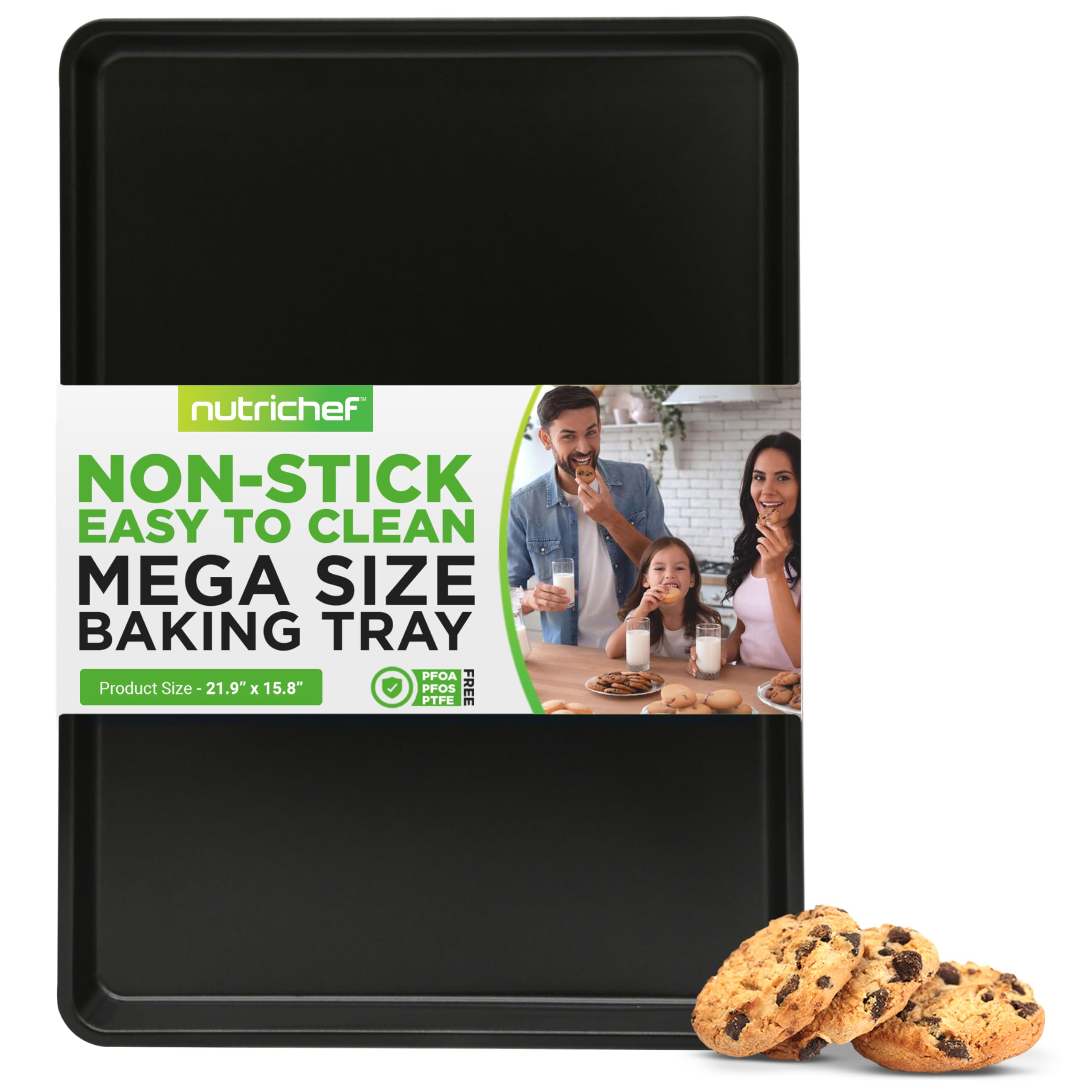 NutriChef - Nonstick XL Cookie Sheet Baking Pan