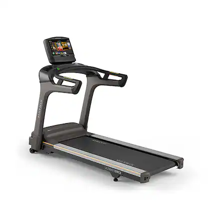 Front. Matrix - T75 Treadmill with XIR console - Black.
