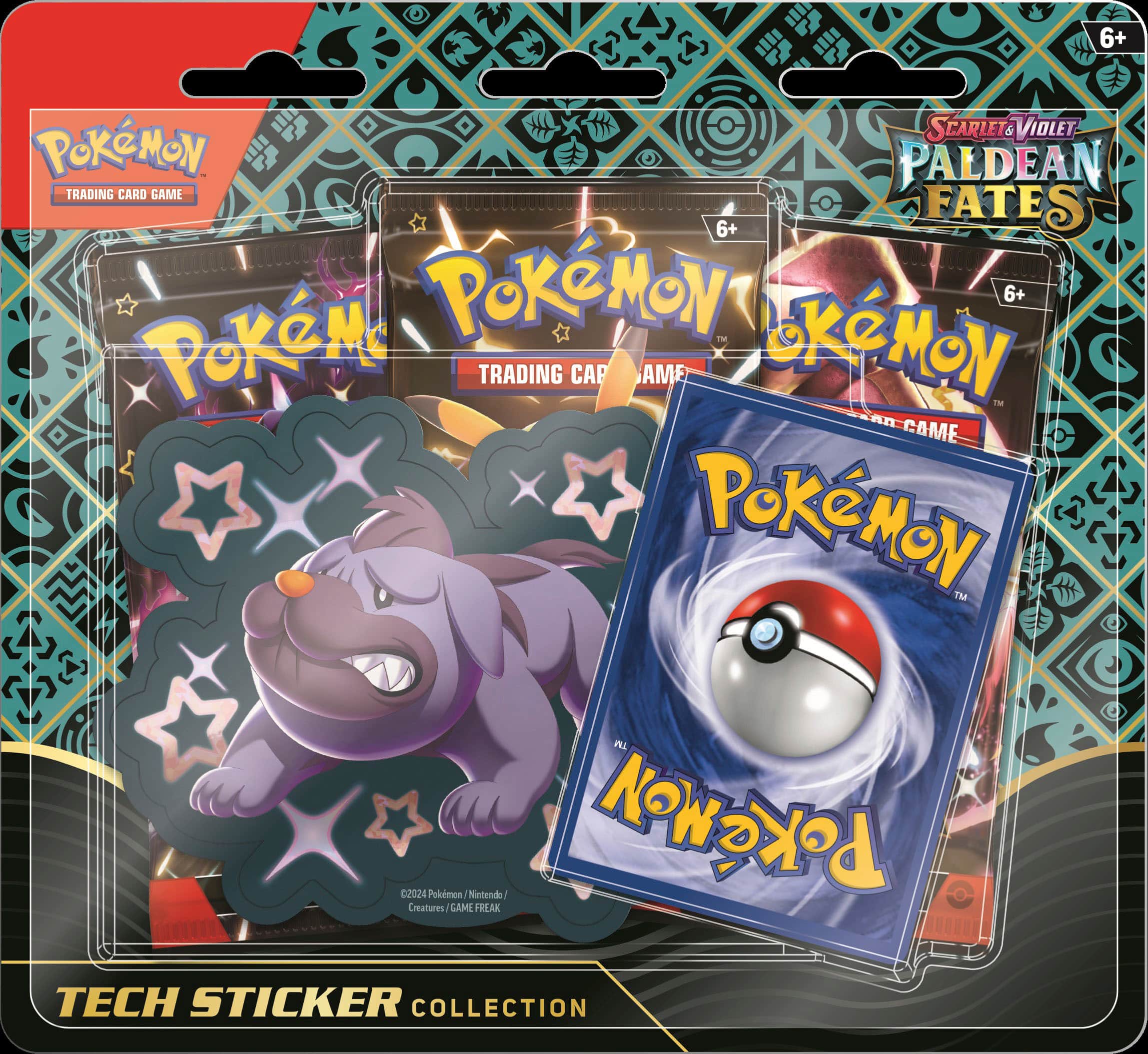 Alt View 11. Pokémon - Trading Card Game: Scarlet & Violet—Paldean Fates Tech Sticker Collection - Styles May Vary.