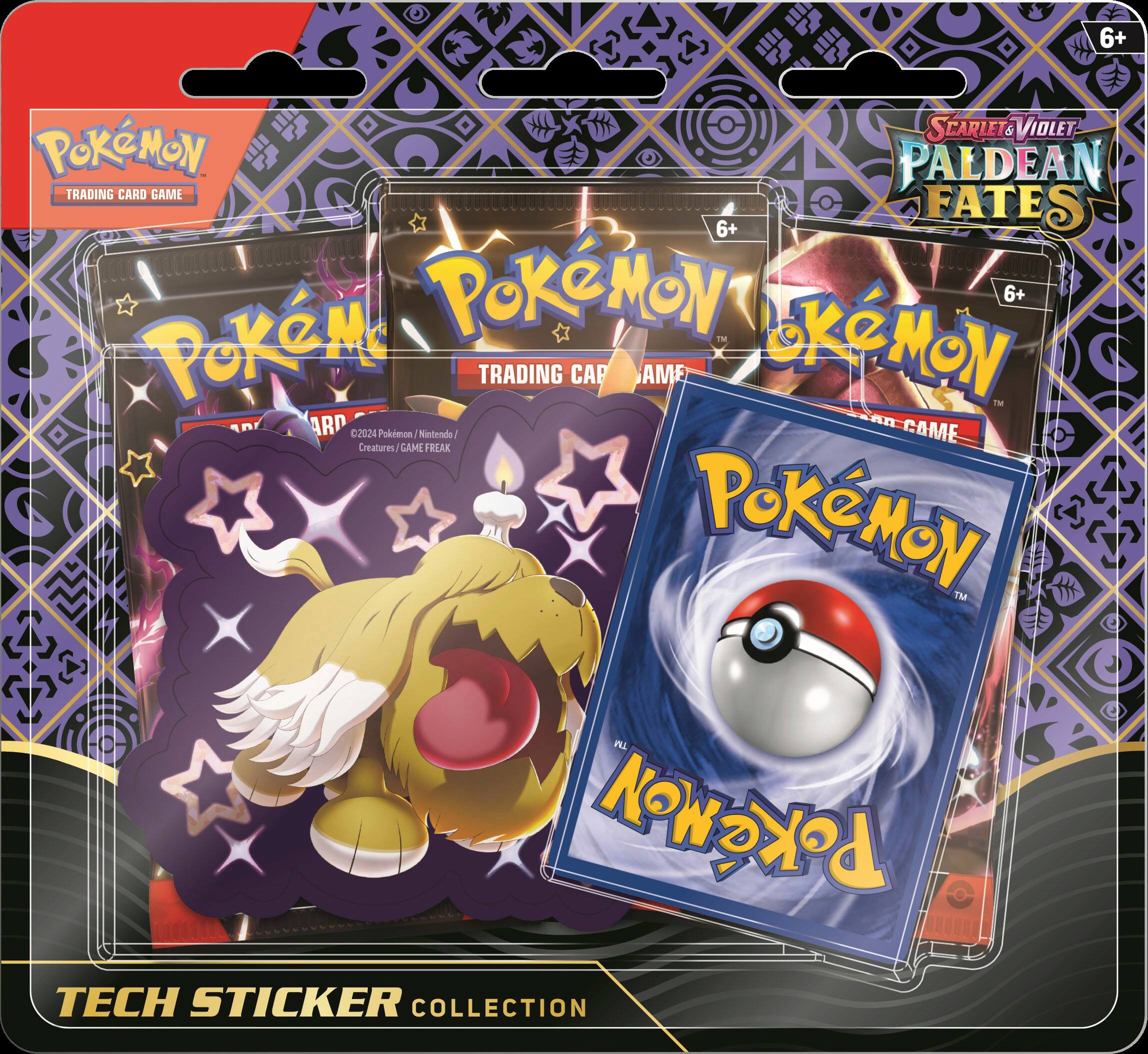 Left. Pokémon - Trading Card Game: Scarlet & Violet—Paldean Fates Tech Sticker Collection - Styles May Vary.