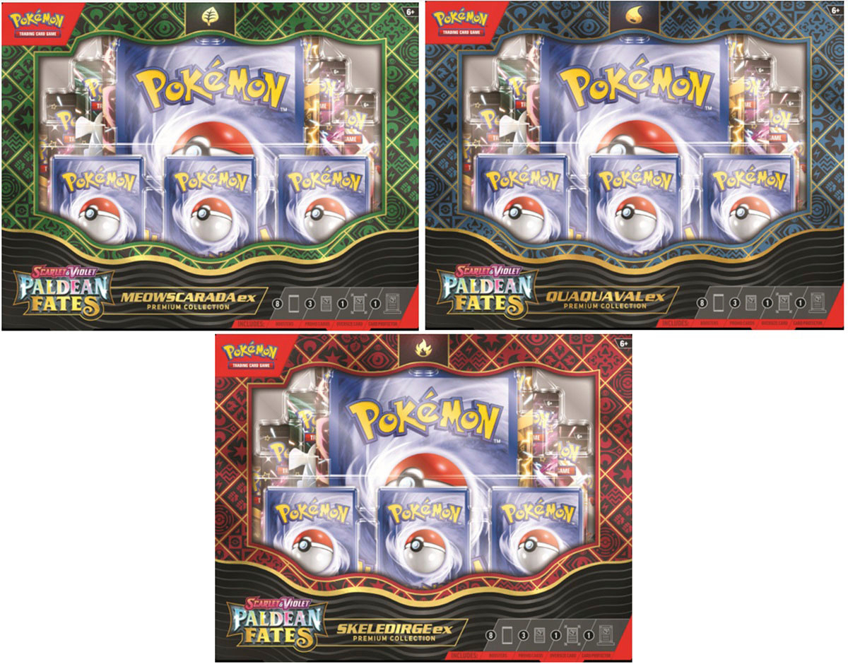 Pokémon - Trading Card Game: Scarlet & Violet—Paldean Fates ex Premium Collection - Styles May Vary