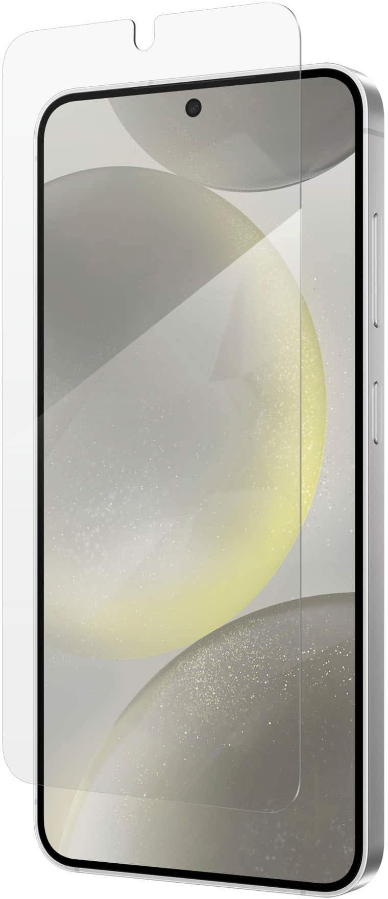 Left. ZAGG - InvisibleShield Glass Fusion Defense Screen Protector for Samsung Galaxy S24 - Clear.