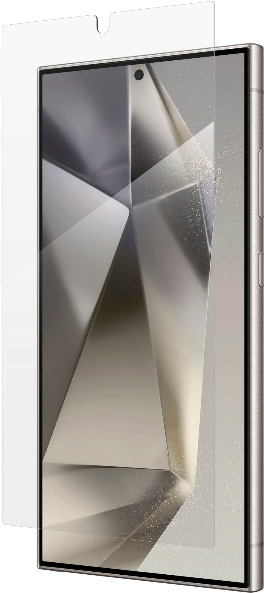 Left. ZAGG - InvisibleShield Glass Fusion Defense Screen Protector for Samsung Galaxy S24 ultra - Clear.