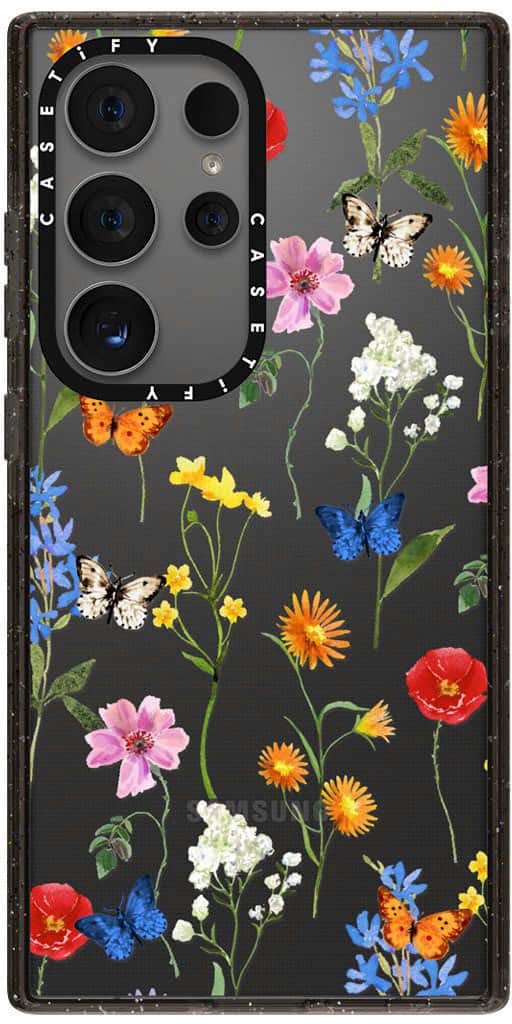 Alt View 1. CASETiFY - Impact Case for Samsung Galaxy S24 Ultra - Ditsy Floral.