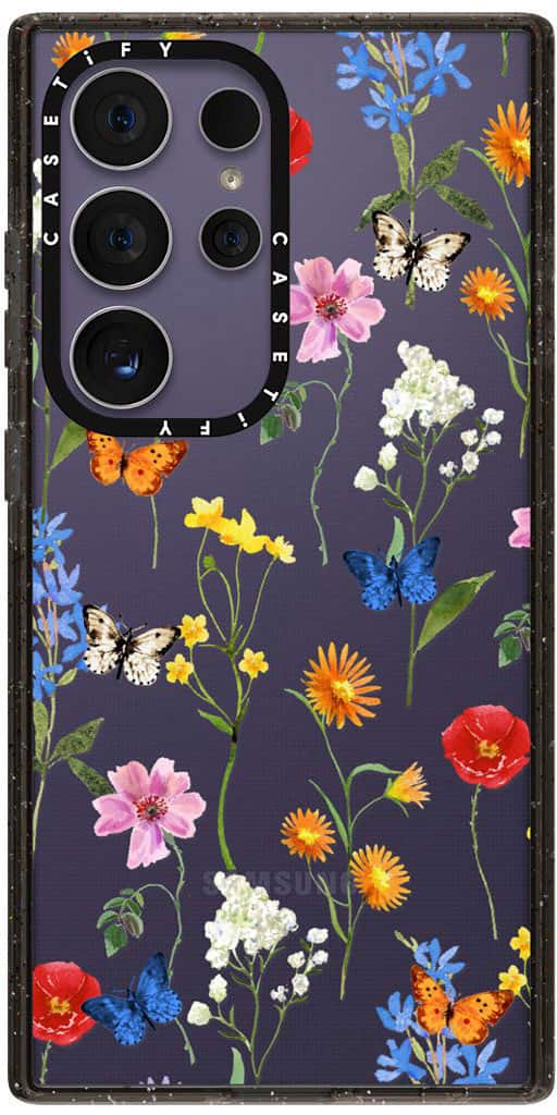 Alt View 3. CASETiFY - Impact Case for Samsung Galaxy S24 Ultra - Ditsy Floral.