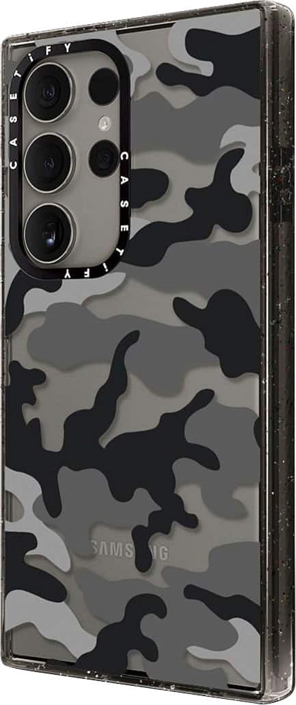 Alt View 11. CASETiFY - Impact Case for Samsung Galaxy S24 Ultra - Camo Over Black.