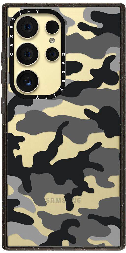 Alt View 2. CASETiFY - Impact Case for Samsung Galaxy S24 Ultra - Camo Over Black.