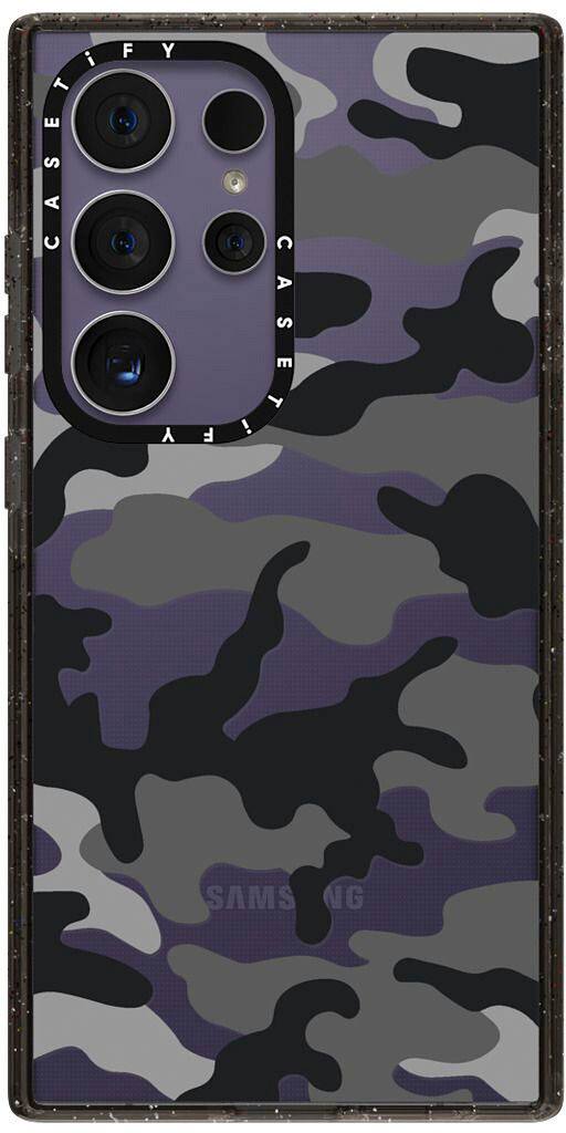 Alt View 3. CASETiFY - Impact Case for Samsung Galaxy S24 Ultra - Camo Over Black.