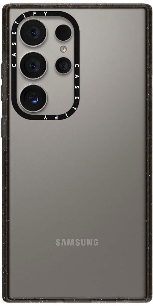 Front. CASETiFY - Impact Case for Samsung Galaxy S24 Ultra - Clear/Black.