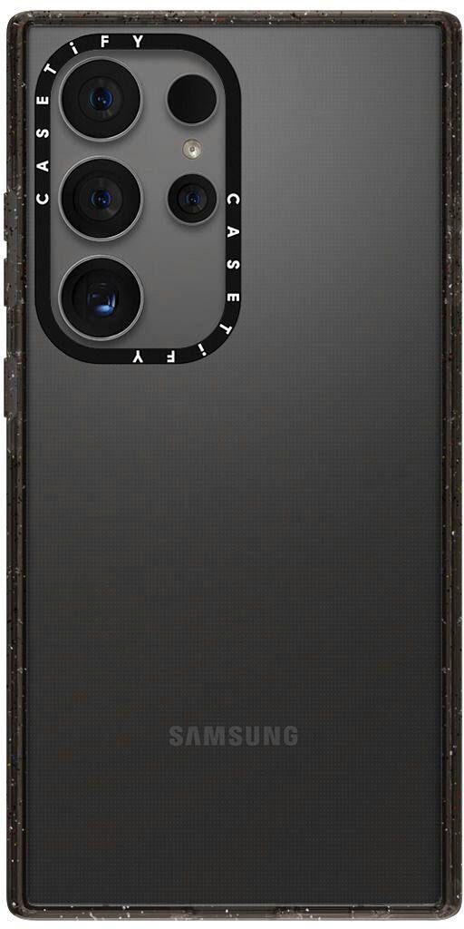 Alt View 1. CASETiFY - Impact Case for Samsung Galaxy S24 Ultra - Clear/Black.