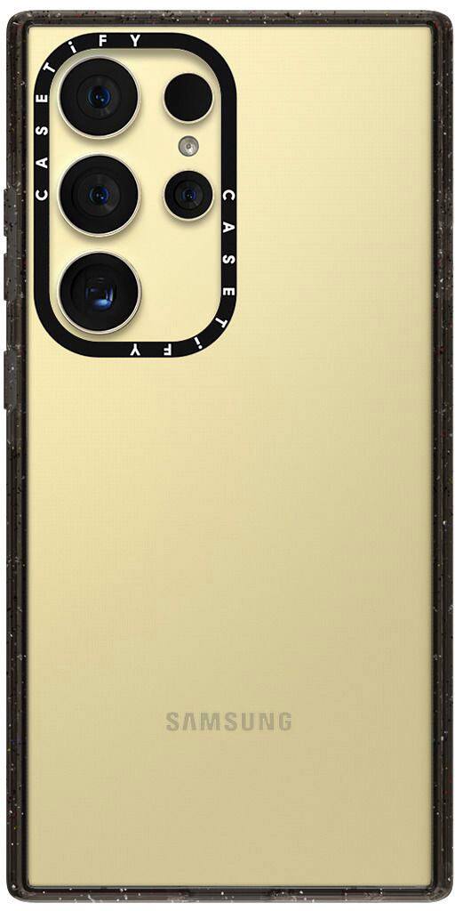 Alt View 2. CASETiFY - Impact Case for Samsung Galaxy S24 Ultra - Clear/Black.