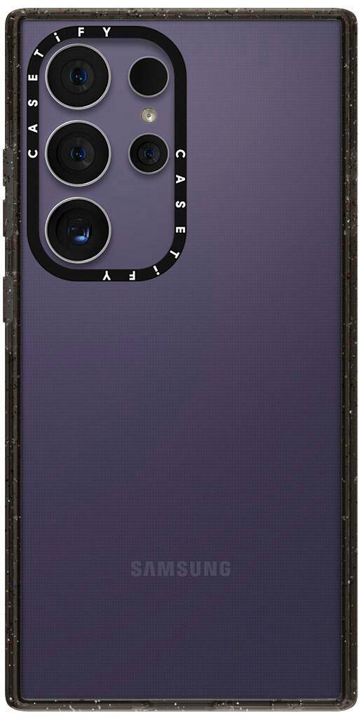 Alt View 3. CASETiFY - Impact Case for Samsung Galaxy S24 Ultra - Clear/Black.