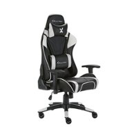 X Rocker - Agility PC Gaming Chair - Black/White - Front_Zoom