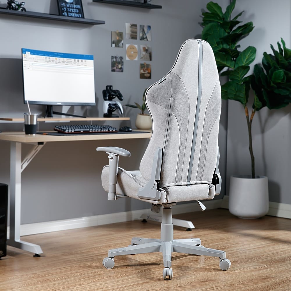 Alt View 16. X Rocker - Mysa PC Gaming Chair - Gray.