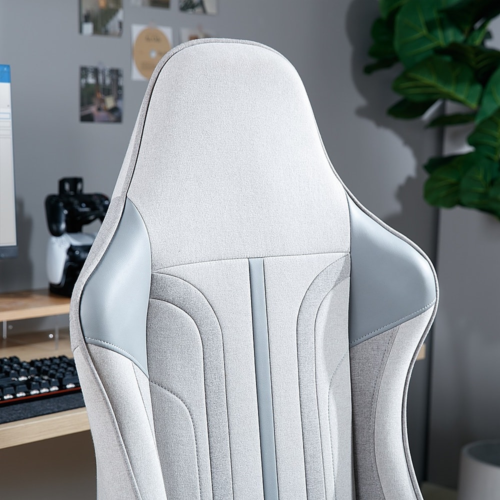 Alt View 18. X Rocker - Mysa PC Gaming Chair - Gray.