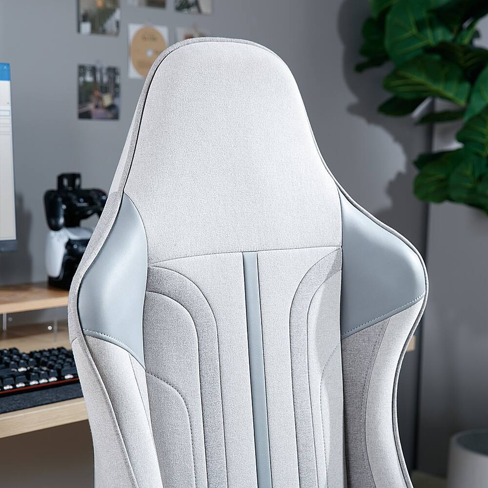 Alt View 18. X Rocker - Mysa PC Gaming Chair - Gray.
