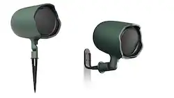 JBL - GSF6 6.5" 200W 8 Ohm and 70V/100V Ground-Stake Landscape-Outdoor Speaker, (Pair) - Green - Front_Zoom