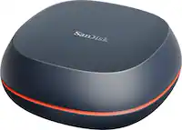 SanDisk - 8TB Desk Drive USB Type-C Desktop External SSD - Black - Front_Zoom