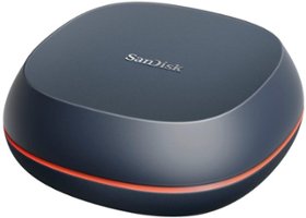 SanDisk - 8TB  Desk Drive  USB Type-C Desktop External SSD - Black - Front_Zoom