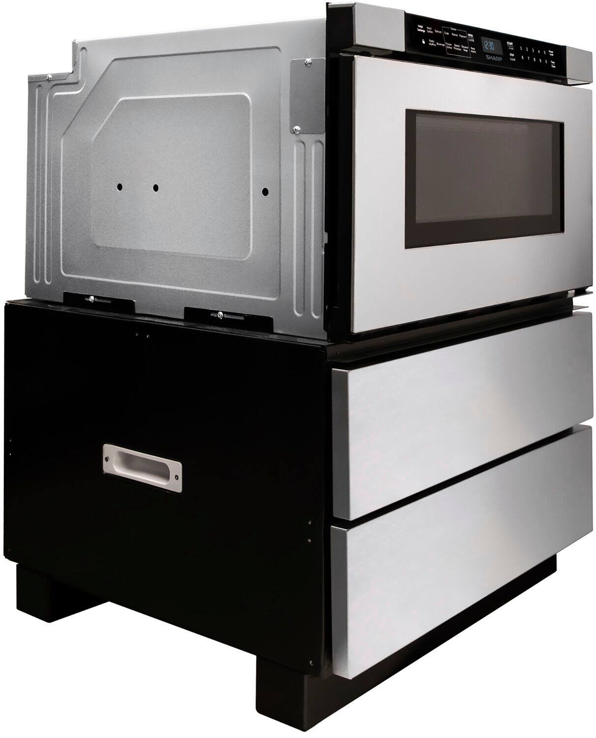 Sharp 24inch BuiltIn Microwave Drawer Oven Stainless Steel SMD2440JS Best Buy