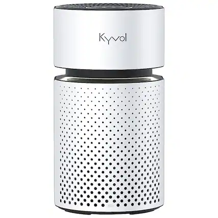 Front. Kyvol - 215 Sq. Ft P5 HEPA Air Purifier - White.