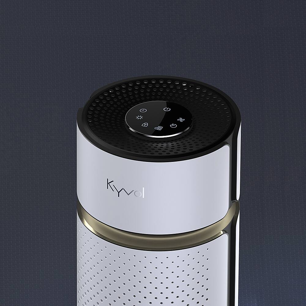 Alt View 14. Kyvol - 215 Sq. Ft P5 HEPA Air Purifier - White.
