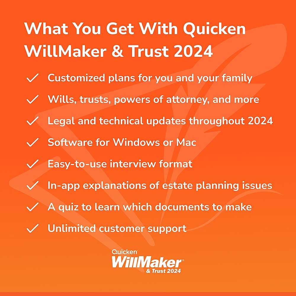 Individual Software Quicken WillMaker & Trust 2024 Windows [Digital