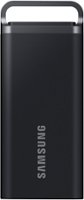 Samsung - T5 EVO Portable SSD 2TB, Up to 460MB/s , USB 3.2 Gen 1, Ideal use for Gamers & Creators - Black - Front_Zoom