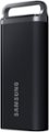 Alt View 12. Samsung - T5 EVO Portable SSD 4TB, Up to 460MB/s , USB 3.2 Gen 1, Ideal use for Gamers & Creators - Black.