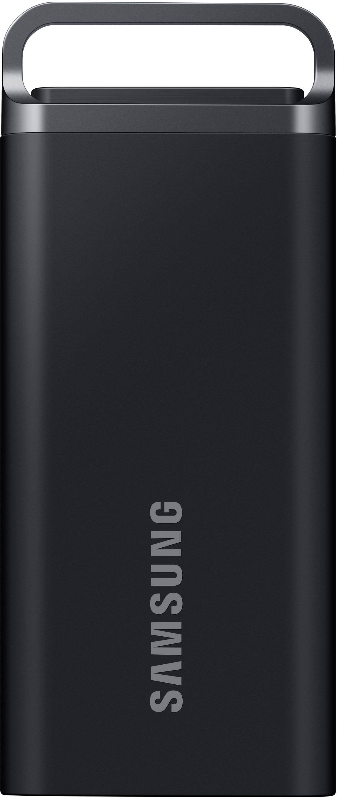 Samsung - Geek Squad Certified Refurbished T5 EVO Portable SSD 8TB, Up to 460MB/s , USB 3.2 Gen 1, Ideal use for Gamers & Creators - Black