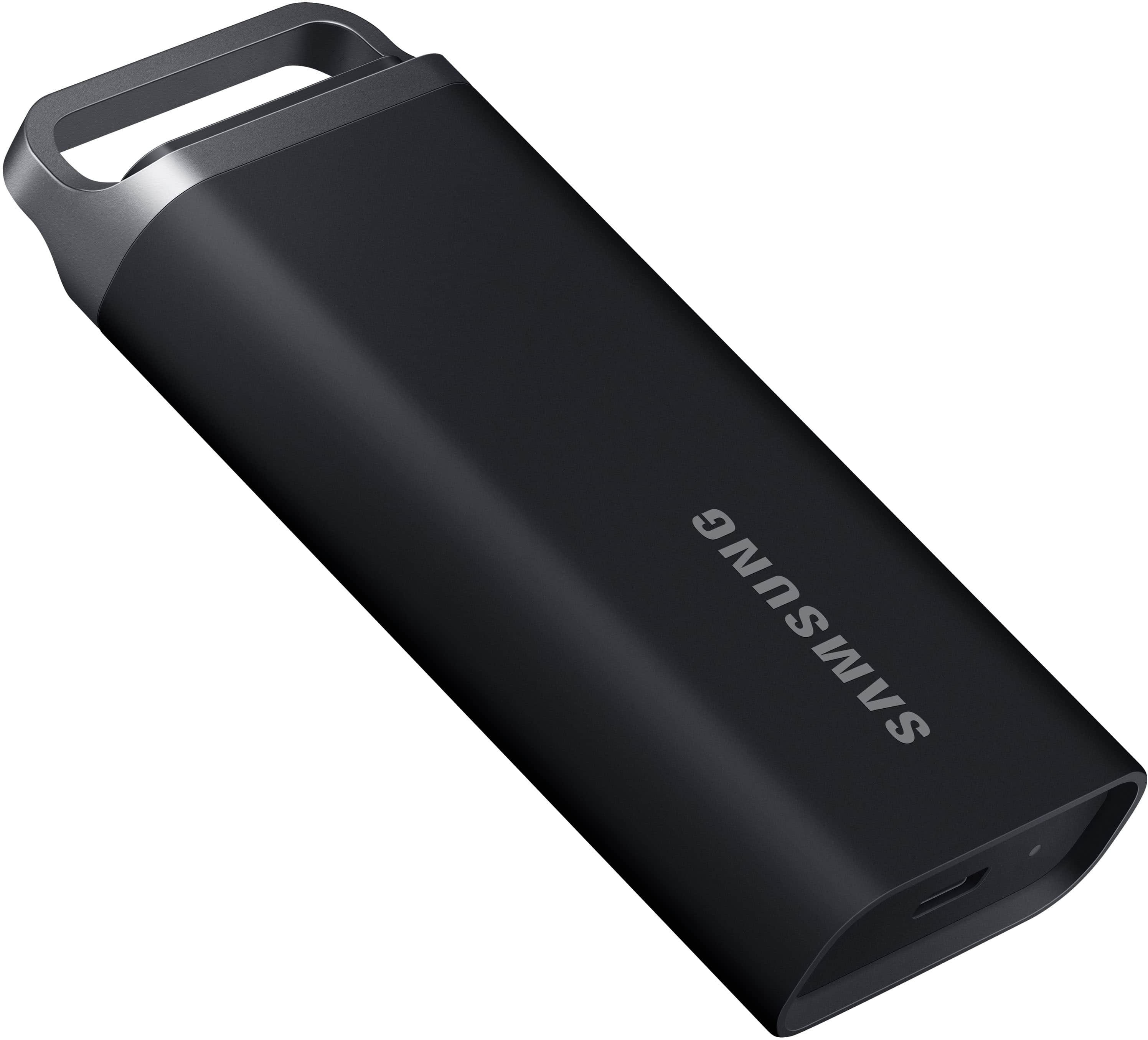 Alt View 13. Samsung - T5 EVO Portable SSD 8TB, Up to 460MB/s , USB 3.2 Gen 1, Ideal use for Gamers & Creators - Black.