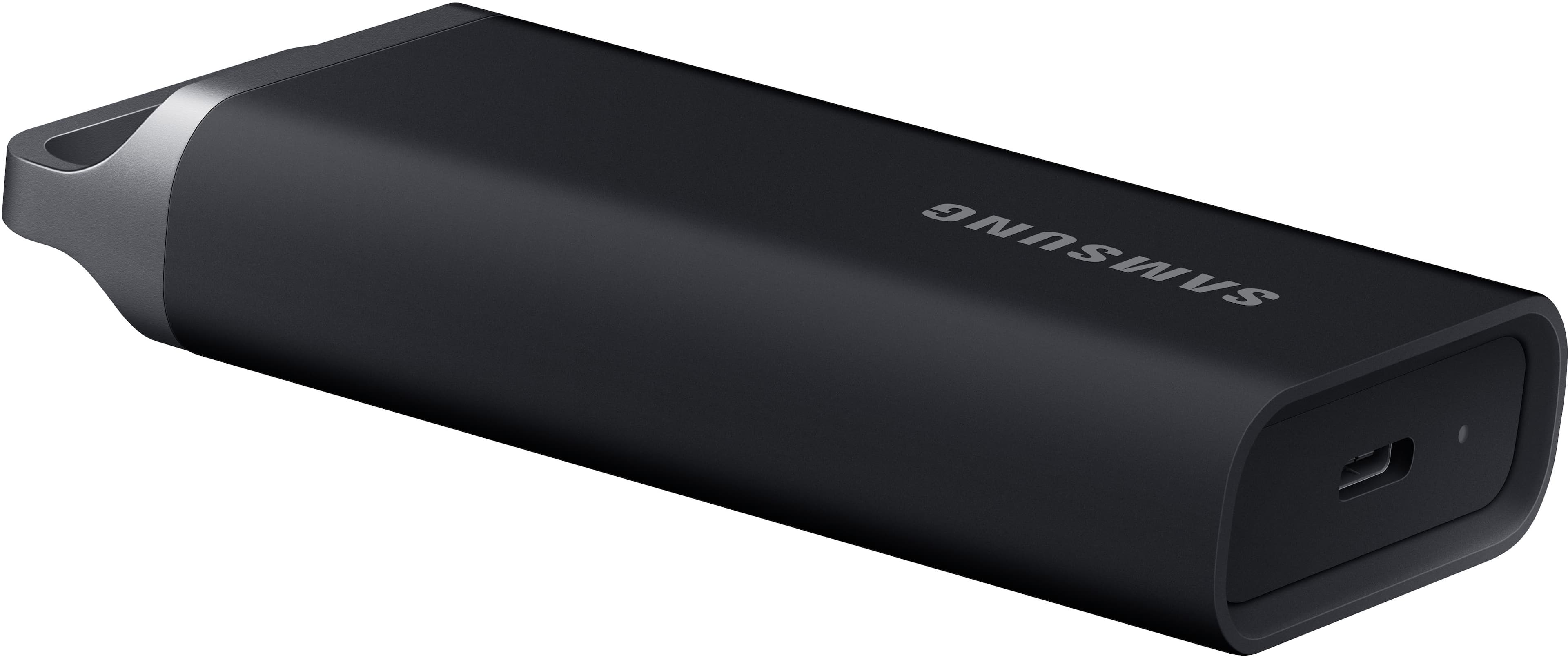 Alt View 14. Samsung - T5 EVO Portable SSD 8TB, Up to 460MB/s , USB 3.2 Gen 1, Ideal use for Gamers & Creators - Black.