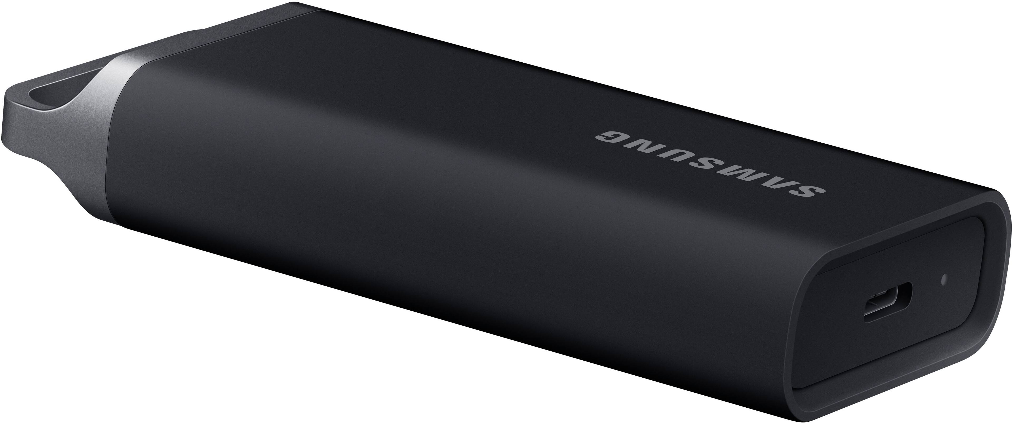 Alt View 14. Samsung - T5 EVO Portable SSD 8TB, Up to 460MB/s , USB 3.2 Gen 1, Ideal use for Gamers & Creators - Black.