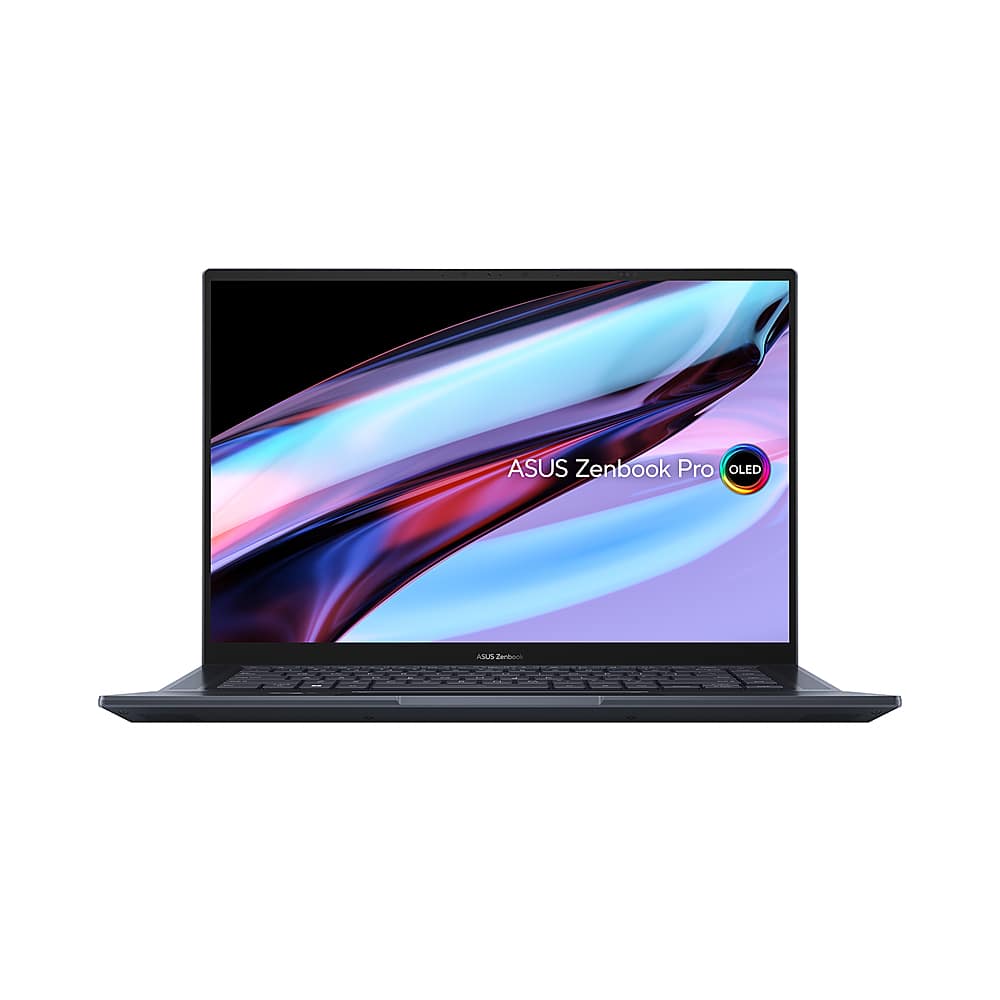 ASUS - Zenbook Pro 16X Touch Laptop OLED - Intel Core i9-13900H with 32GB Memory - NVIDIA GeForce RTX 4070 - 1TB SSD - Tech Black - Front_Zoom