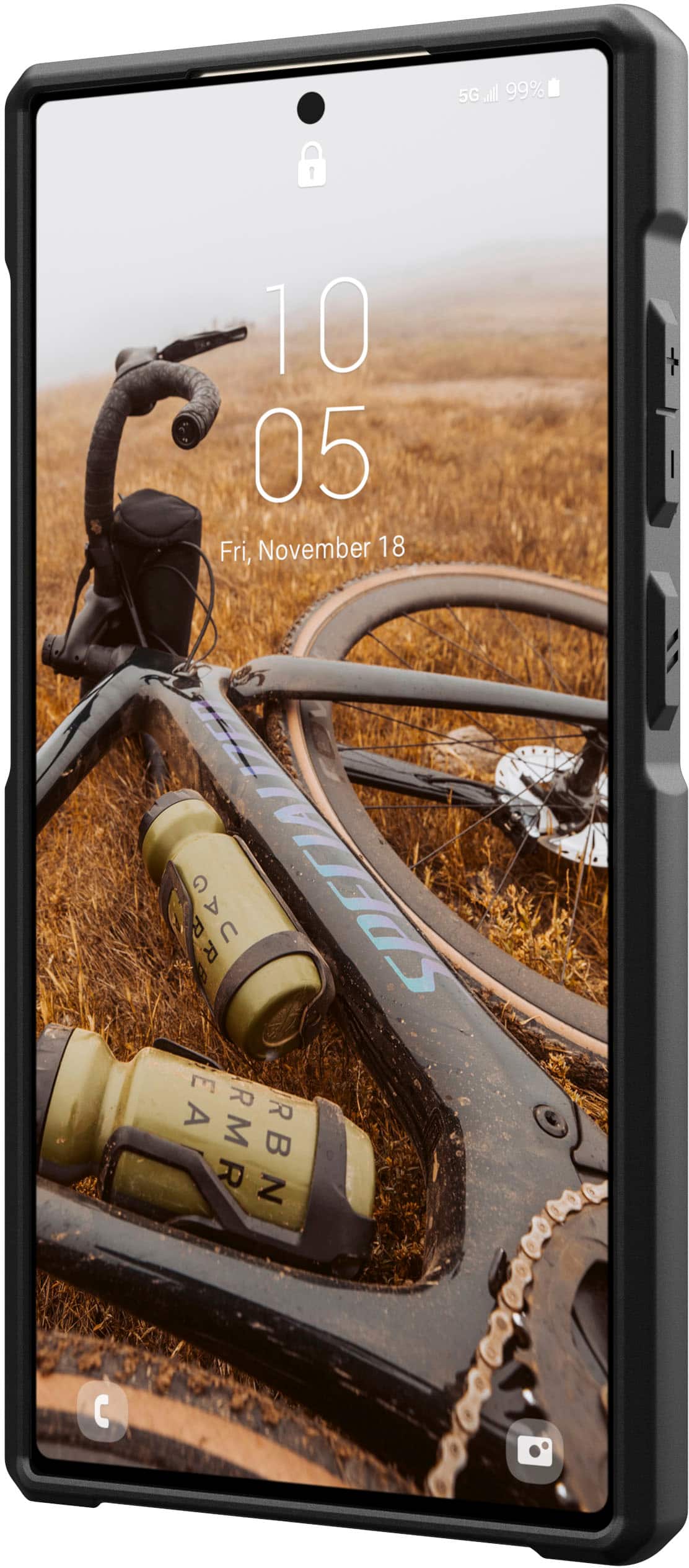 Alt View 11. UAG - Metropolis LT w/Magnet Kevlar for Galaxy S24 Ultra - Black.