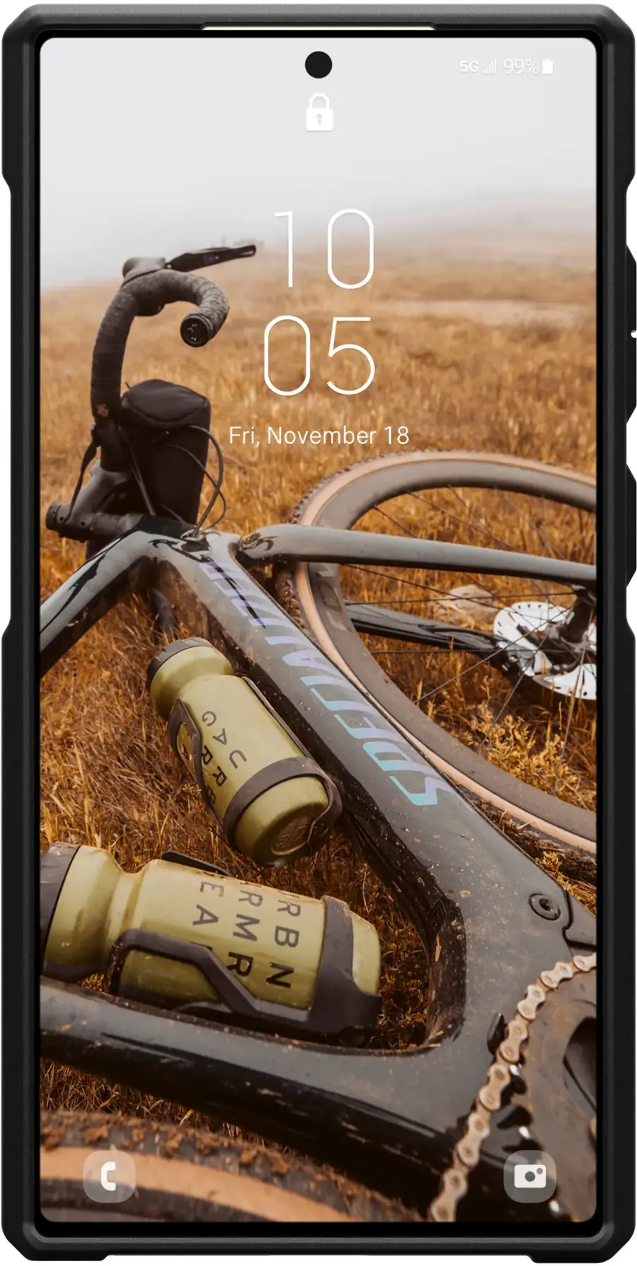 Alt View 12. UAG - Metropolis LT w/Magnet Kevlar for Galaxy S24 Ultra - Black.