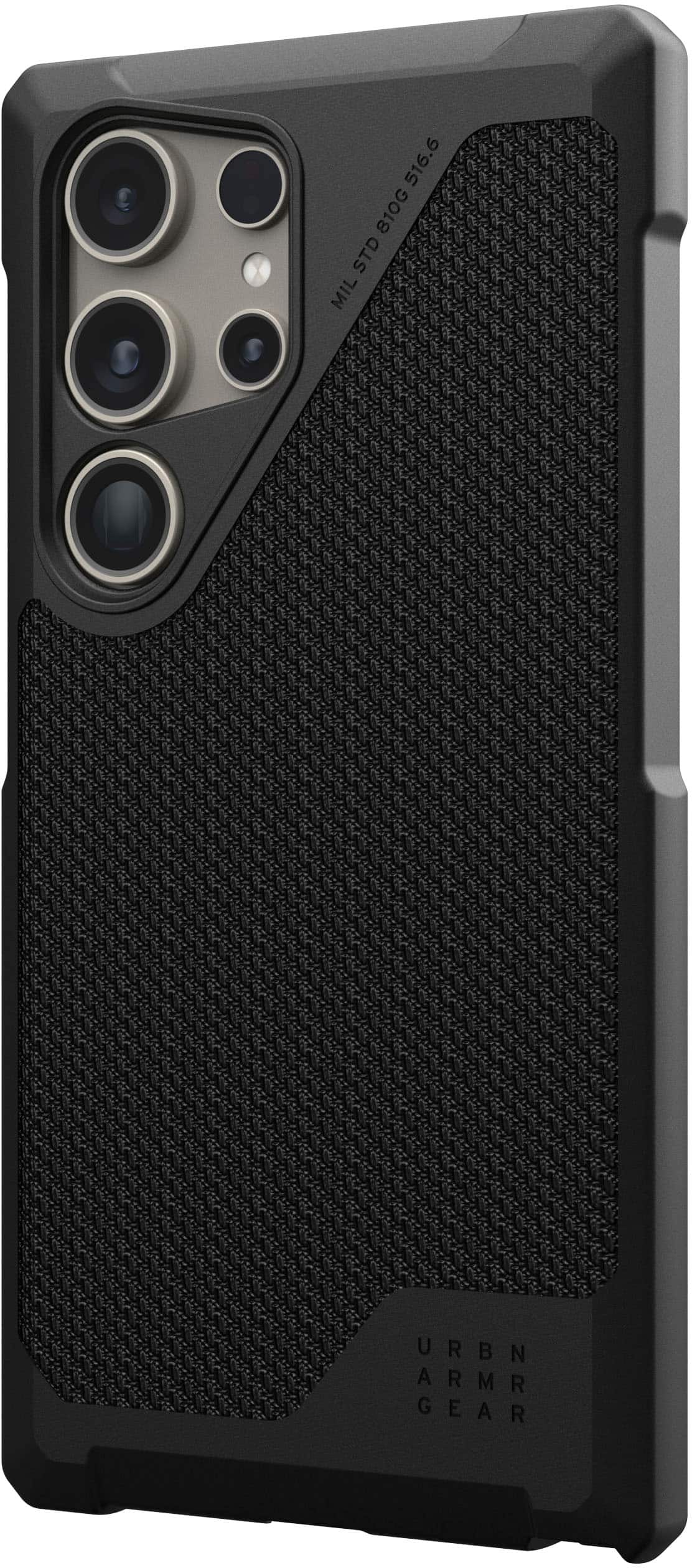 Alt View 1. UAG - Metropolis LT w/Magnet Kevlar for Galaxy S24 Ultra - Black.