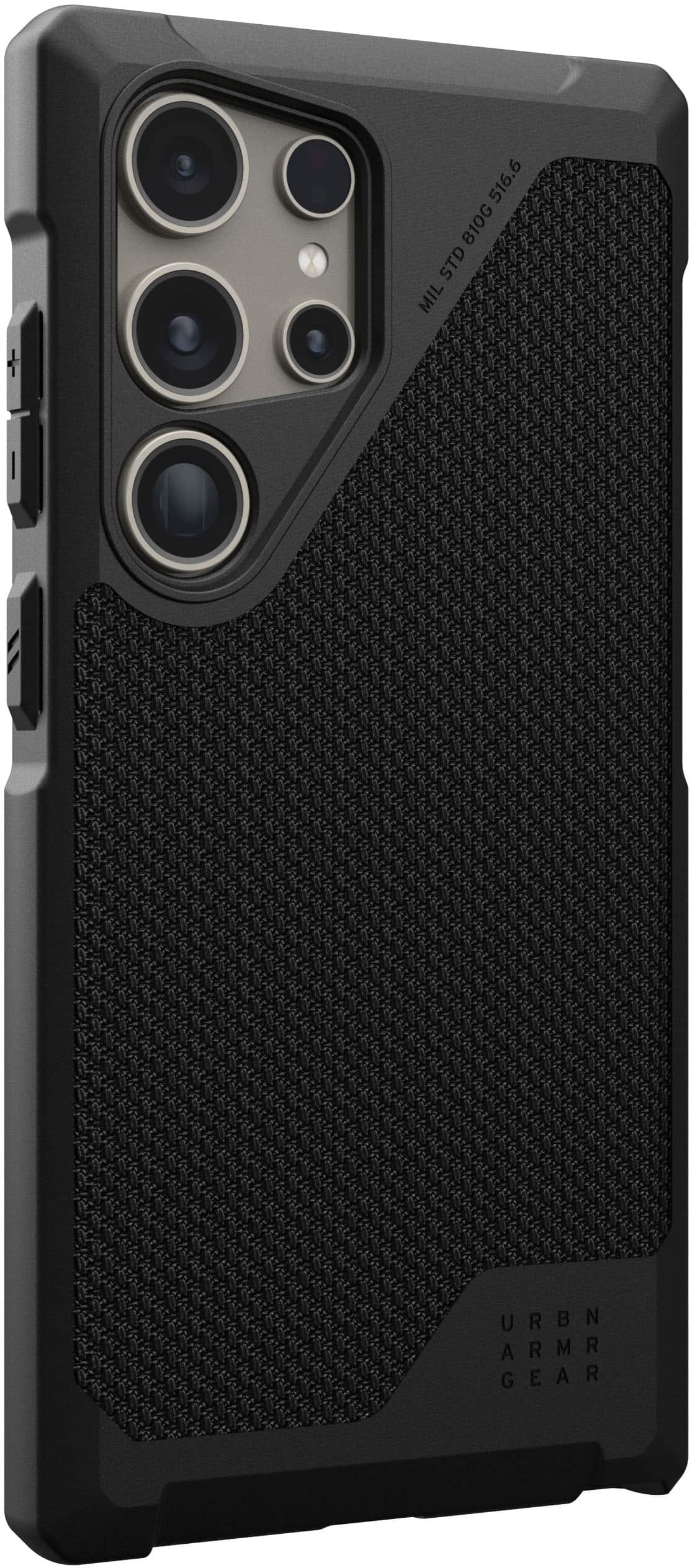 Alt View 2. UAG - Metropolis LT w/Magnet Kevlar for Galaxy S24 Ultra - Black.