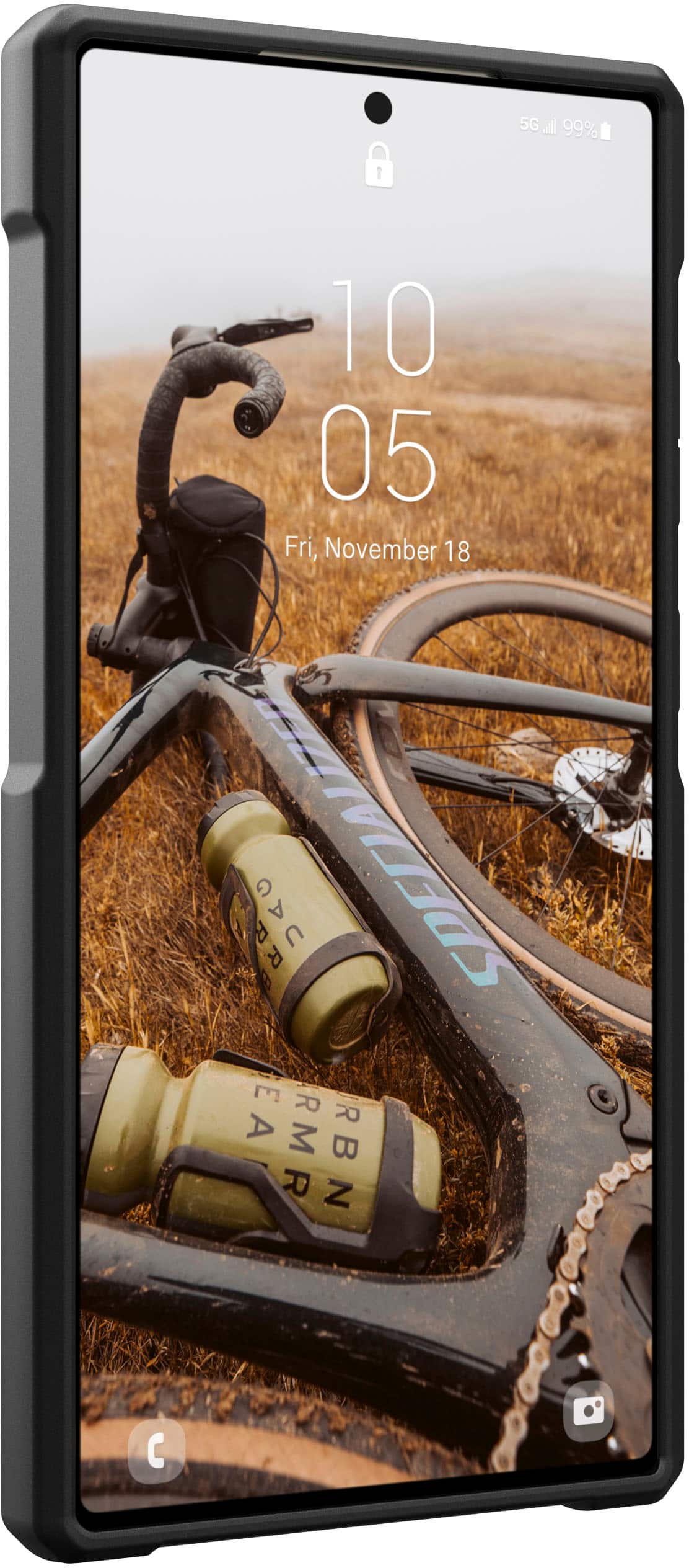 Alt View 3. UAG - Metropolis LT w/Magnet Kevlar for Galaxy S24 Ultra - Black.