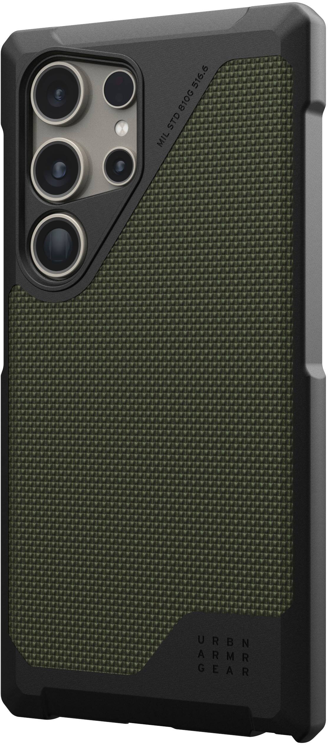 Alt View 1. UAG - Metropolis LT w/Magnet Kevlar for Galaxy S24 Ultra - Olive.