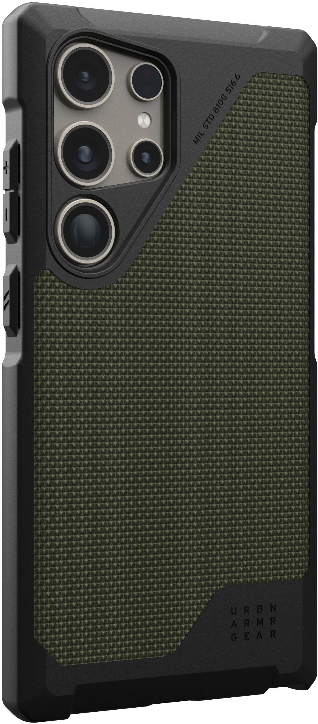 Alt View 2. UAG - Metropolis LT w/Magnet Kevlar for Galaxy S24 Ultra - Olive.