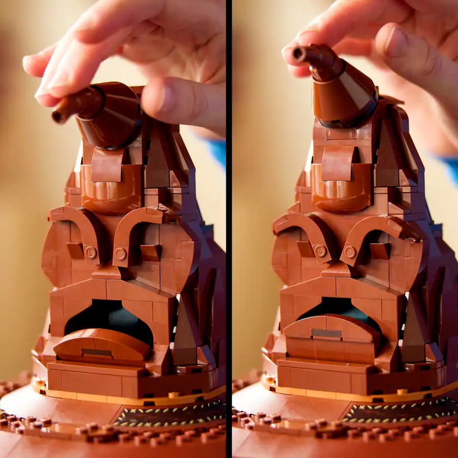 Potter Display Module LEGO Harry Potter Talking Sorting Hat Build and Display Set 76429 ...