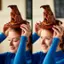 Left. LEGO - Harry Potter Talking Sorting Hat Build and Display Set 76429.