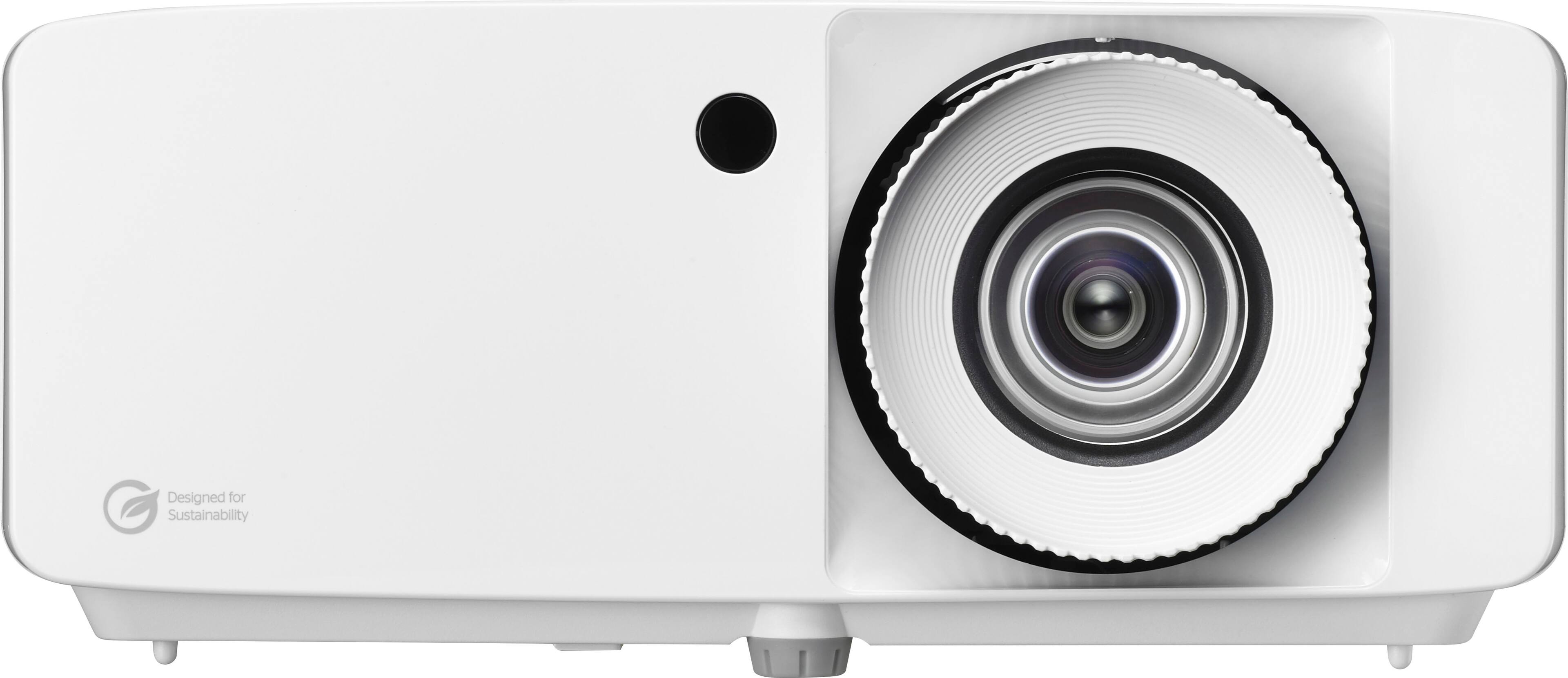 Front. Optoma - UHZ66 Laser 4K DLP Projector with High Dynamic Range - White.