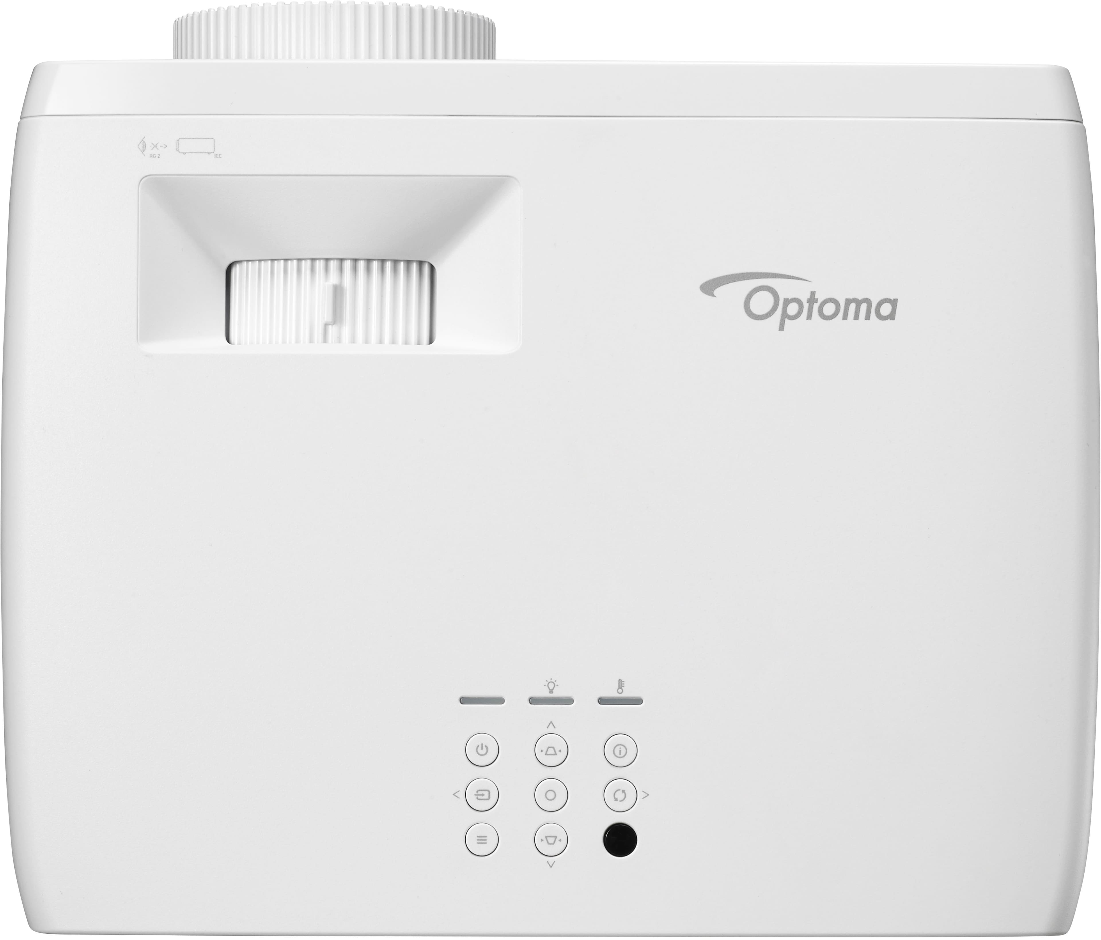 Alt View 10. Optoma - UHZ66 Laser 4K DLP Projector with High Dynamic Range - White.